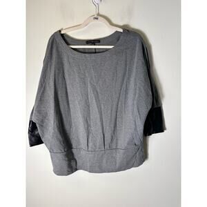 Dora Landa Grey Top Sz S